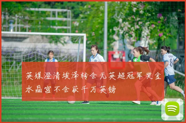 英媒澄清埃泽转会无英超冠军奖金水晶宫不会获千万英镑
