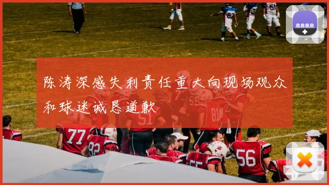 陈涛深感失利责任重大向现场观众和球迷诚恳道歉